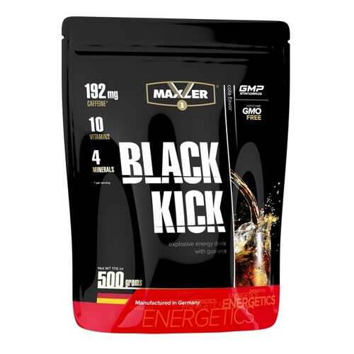 Энергетический напиток Maxler EU Black Kick 500 г, кола в Спортландия
