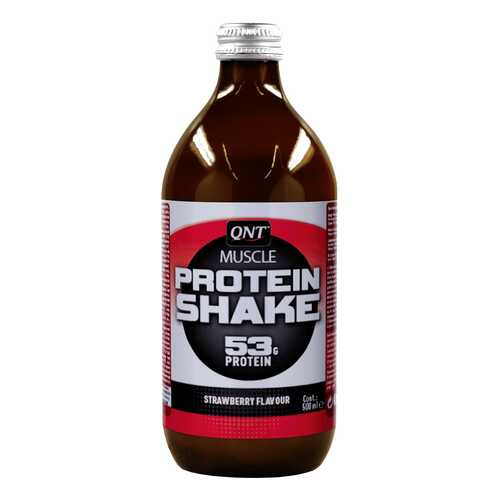 Энергетический напиток QNT Protein Shake 500 мл клубника в Спортландия