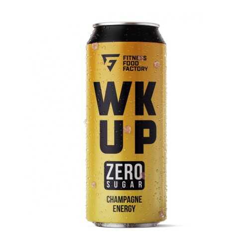 Энергетик Fitness Food Factory WK UP 500 мл, шампанское в Спортландия