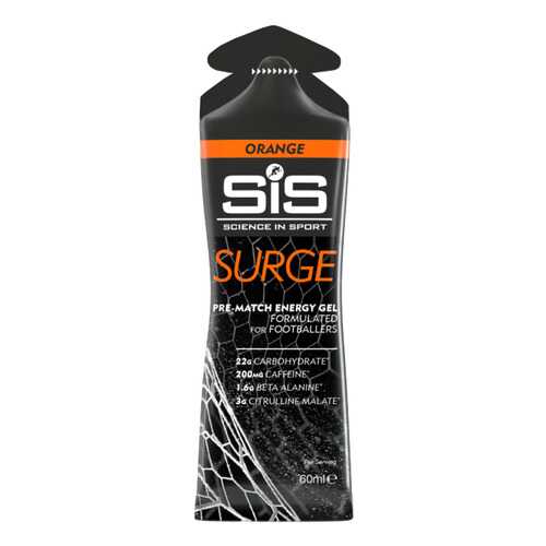 Энергетик SiS Pack Gels Energy Surge Pre-Match 60 мл, 6 шт., апельсин в Спортландия