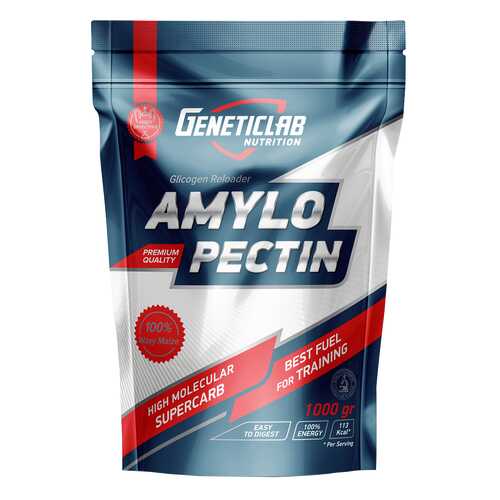 Изотонический напиток GeneticLab Nutrition Amylopectin 1000 г нет в Спортландия