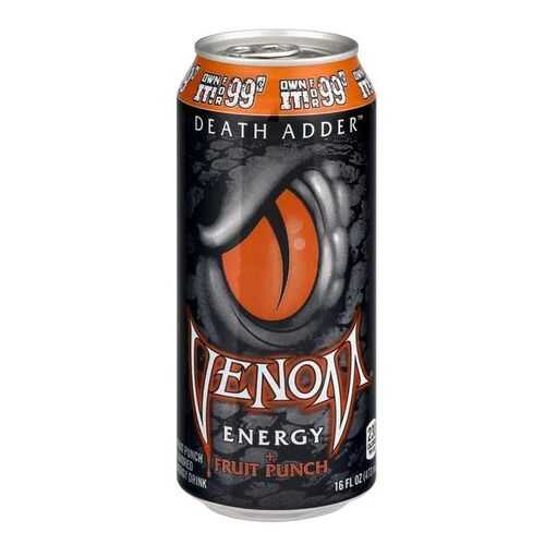 Напиток тонизирующий VENOM Venom Energy Fruit Punch 0,473л в Спортландия