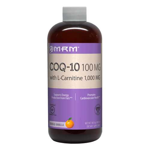 Коэнзим MRM CoQ10 with L-Carnitine 1000 480 мл в Спортландия