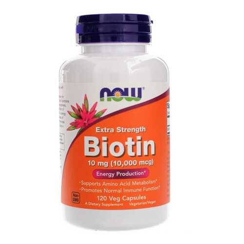Витамин B7 NOW Sports Biotin 10000 120 капсул в Спортландия