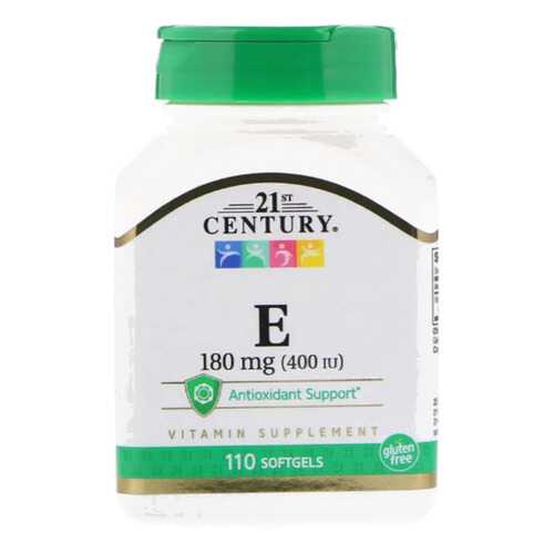 Витамин E 21st Century Vitamin E 400 110 капсул в Спортландия