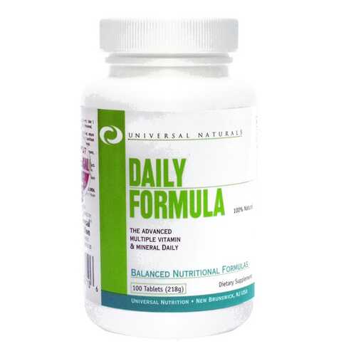 Витаминно-минеральный комплекс Universal Nutrition Daily Formula 100 таблеток в Спортландия