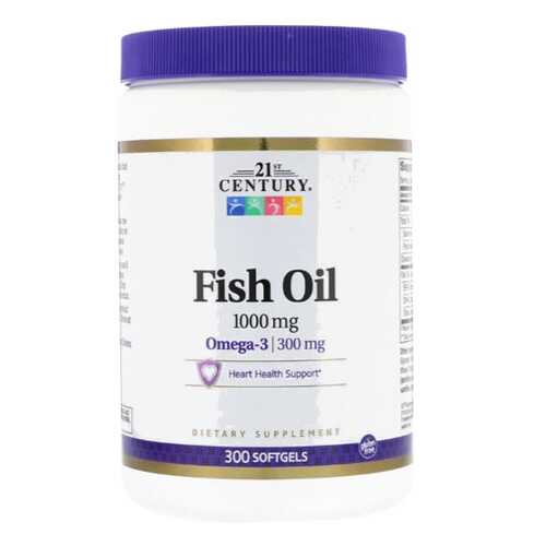 21st Century Omega 3 Fish Oil 1000 mg 300 капсул в Спортландия