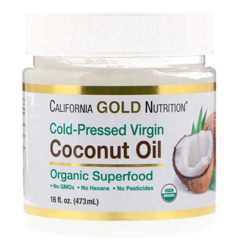 California Gold Nutrition Coconut Oil Organic Extra Virgin 473 ml в Спортландия