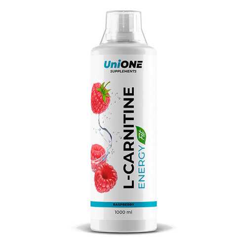 Л-карнитин и гуарана UniONE L-Carnitine Energy Малина (1000 мл) в Спортландия