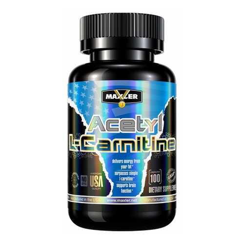 Maxler Acetyl L-Carnitine, 100 капсул в Спортландия