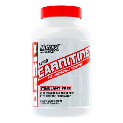 Nutrex Lipo 6 Carnitine, 120 капсул в Спортландия