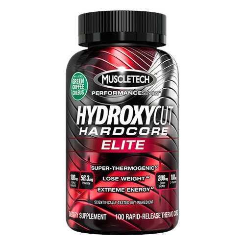 Жиросжигатель MuscleTech Hydroxycut Hardcore Elite, 100 капсул в Спортландия