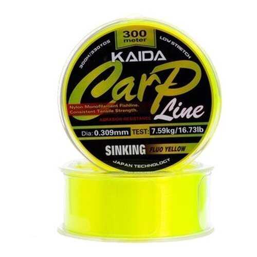 Леска флюрокарбоновая Carp Line Neon Yellow, 0,26 мм, 300 м, 5,64 кг в Спортландия