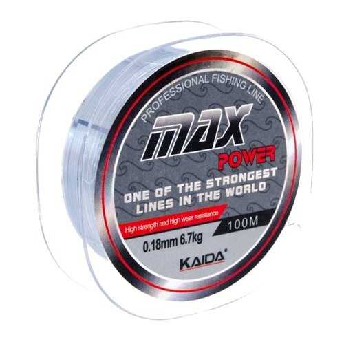 Леска Max Power Kaida 0.18 мм 6,7 кг в Спортландия