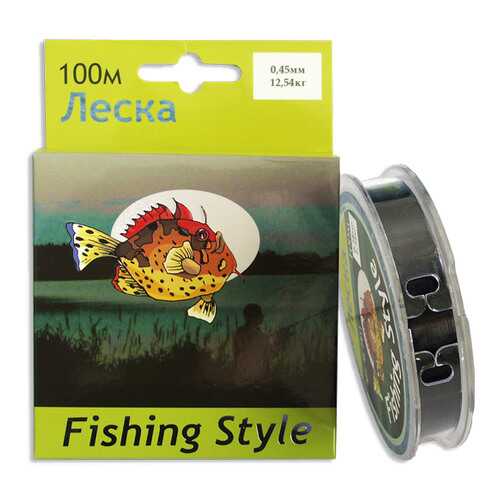 Леска монофильная Fishing Style RL2911 0,45 мм, 100 м, 12,54 кг в Спортландия