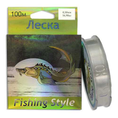 Леска монофильная Fishing Style RL2925 0,5 мм, 100 м, 16,9 кг в Спортландия