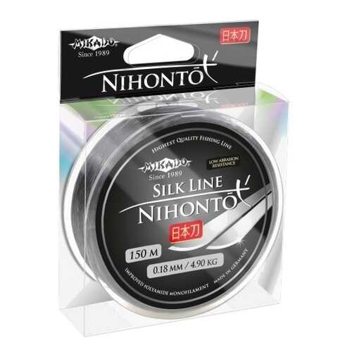 Леска монофильная Mikado Nihonto Silk Line 0,18 мм, 150 м, 4,9 кг в Спортландия