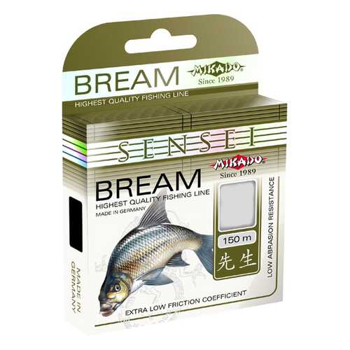 Леска монофильная Mikado Sensei Bream 0,22 мм, 150 м, 6,6 кг в Спортландия