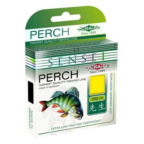Леска монофильная Mikado Sensei Perch 0,2 мм, 150 м, 5,85 кг в Спортландия