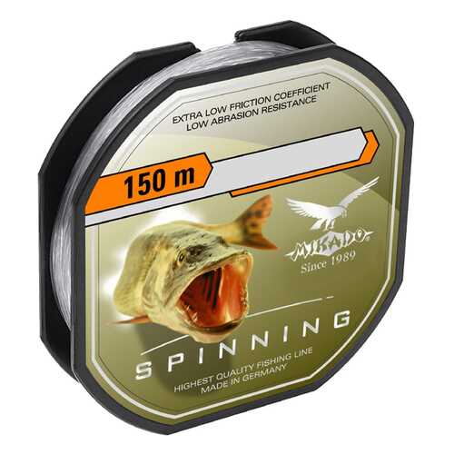 Леска монофильная Mikado Spinning 0,3 мм, 150 м, 9,7 кг в Спортландия