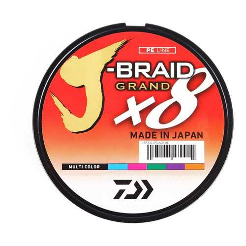 Леска плетеная J-BRAID GRAND X8 MULTICOLOR 150m в Спортландия