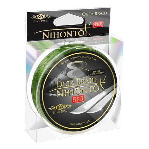 Леска плетеная Mikado Nihonto Octa 0,16 мм, 150 м, 12,9 кг green в Спортландия