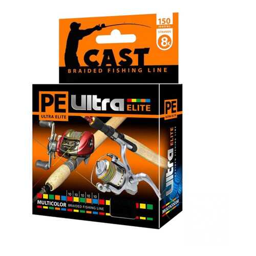 Плетеный шнур PE ULTRA ELITE CAST MULTICOLOR 150 м в Спортландия