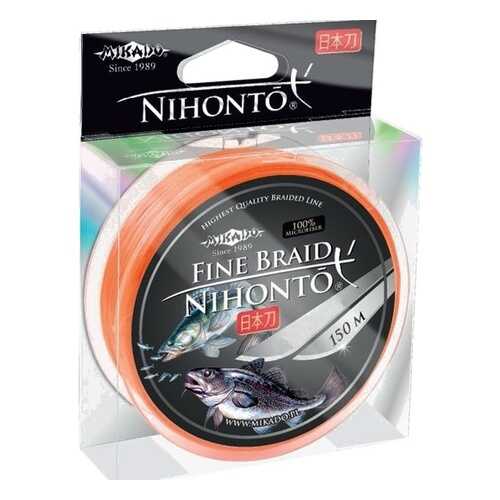 Шнур плетеный Mikado Nihonto Fine 0,16 мм, 150 м, 12,5 кг в Спортландия