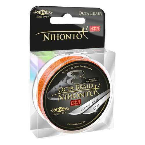 Шнур плетеный Mikado Nihonto Octa 0,18 мм, 150 м, 16,4 кг в Спортландия