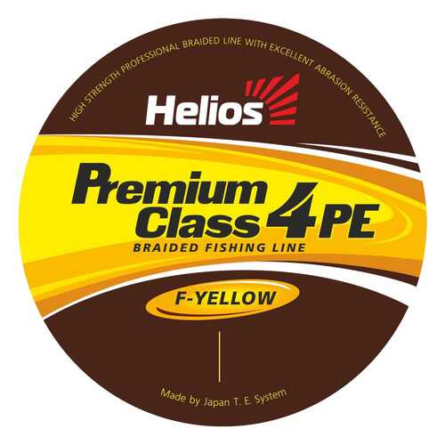 Шнур PREMIUM CLASS 4 PE BRAID Fluorescent Yellow 135m в Спортландия
