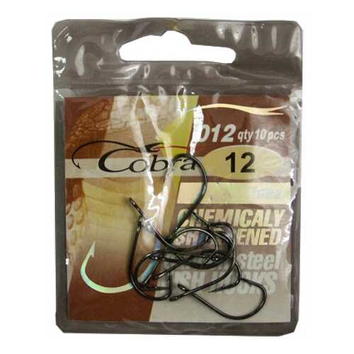 Рыболовные крючки Cobra 012 Cobra №12 №12, 10 шт. в Спортландия