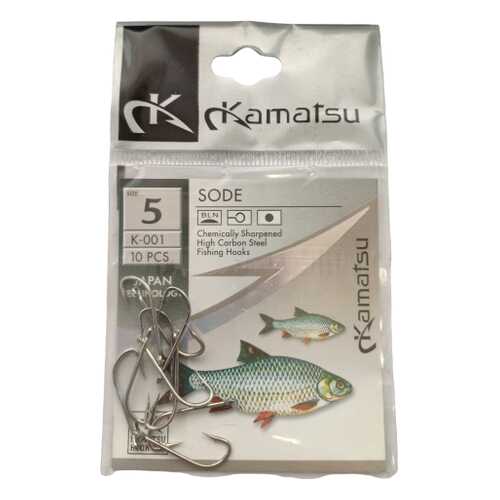 Рыболовные крючки Kamatsu Sode №5, 10 шт. в Спортландия