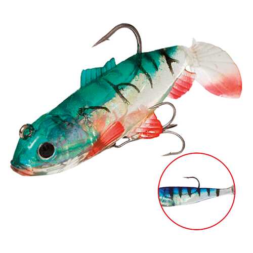 Виброхвост оснащенный Mikado Crystal Fish WXH-63 10 см, 41, 2 шт. в Спортландия