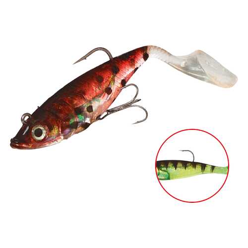 Виброхвост оснащенный Mikado Crystal Fish WXH-66 14 см, 60, 2 шт. в Спортландия