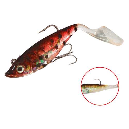 Виброхвост оснащенный Mikado Crystal Fish WXH-66 20 см, 69, 2 шт. в Спортландия