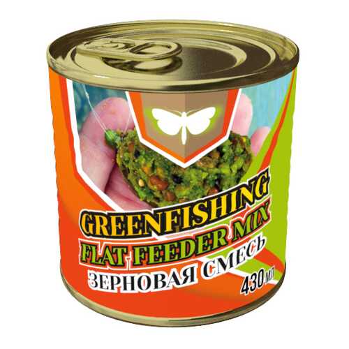 Добавка Green Fishing зерновая микс Flat Feeder Mix 430 мл в Спортландия