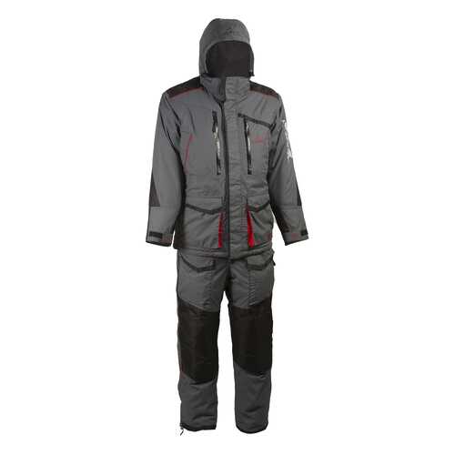 Костюм для рыбалки Huntsman Siberia, серый/черный, 44-46 RU, 166-174 см в Спортландия