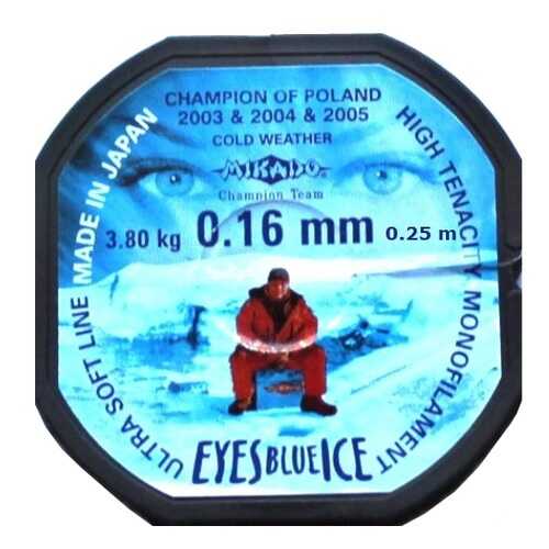 Леска монофильная Mikado Eyes Blue Ice 0,16 мм, 25 м, 3,8 кг в Спортландия