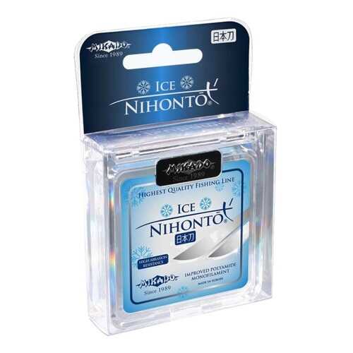 Леска монофильная Mikado Nihonto Ice 0,2 мм, 50 м, 5,5 кг в Спортландия