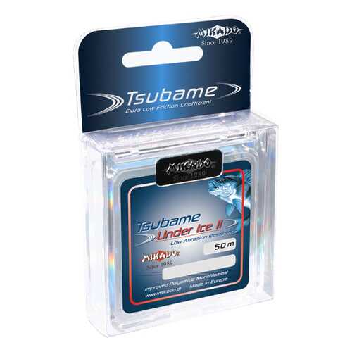 Леска монофильная Mikado Tsubame Under Ice II 0,16 мм, 50 м, 3,75 кг в Спортландия