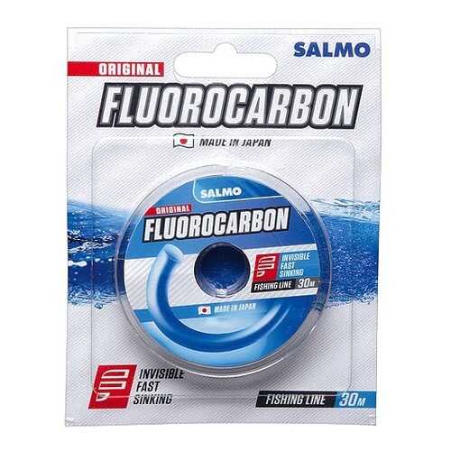 Леска монофильная Salmo Fluorocarbon 0,12 мм, 30 м, 1,3 кг в Спортландия