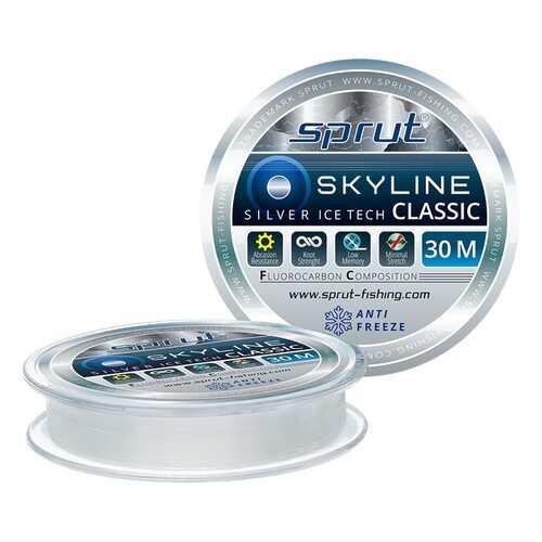 Леска монофильная Sprut Skyline Classic Silver, 30 м, 0,205 мм, 5,95 кг в Спортландия