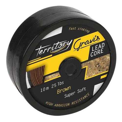 Леска плетеная Mikado Gravis Leadcore 1 мм, 10 м, 65 кг brown в Спортландия