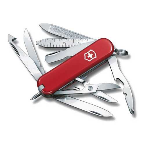 Мультитул-брелок Victorinox MiniChamp 0.6385 58 мм красный, 16 функций в Спортландия