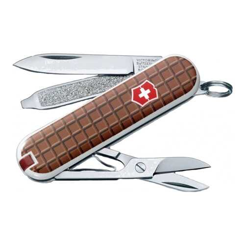 Мультитул-брелок Victorinox The Chocolate 0.6223.842 58 мм коричневый, 7 функций в Спортландия