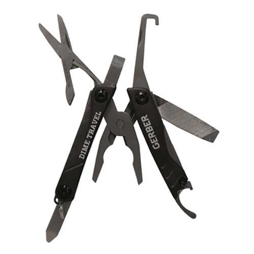 Мультитул Gerber Micro Tool Dime Travel 30-001023 черный, 11 функций в Спортландия