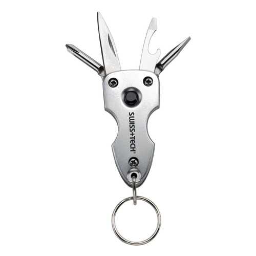 Мультитул Swiss+Tech Key Ring ST60300 60 мм серебристый, 7 функций в Спортландия