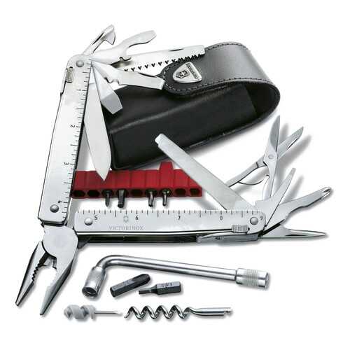 Мультитул Victorinox CS plus 3.0338.L 115 мм серебристый, 38 функций в Спортландия
