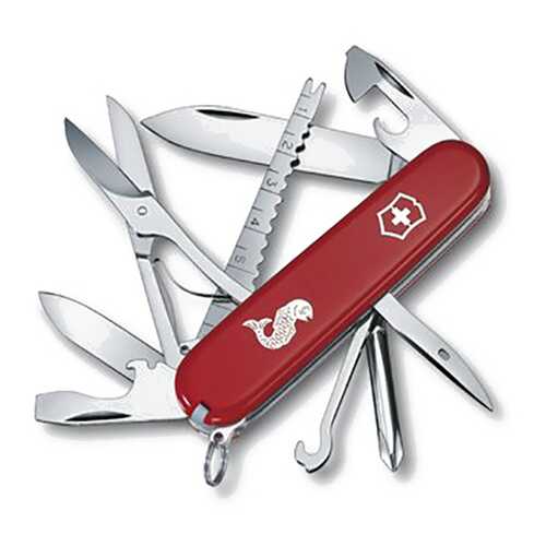 Мультитул Victorinox Fisherman 1.4733.72 91 мм красный, 17 функций в Спортландия