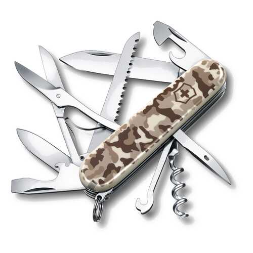 Мультитул Victorinox Huntsman Desert Camouflage 1.3713.941 91 мм бежевый, 15 функций в Спортландия